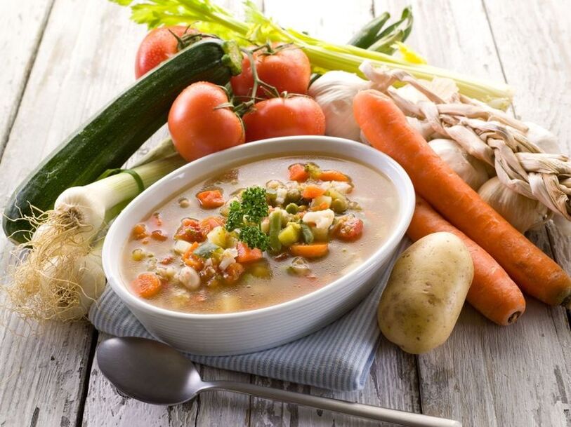 zeleninová polévka pro prostatitidu a adenom prostaty